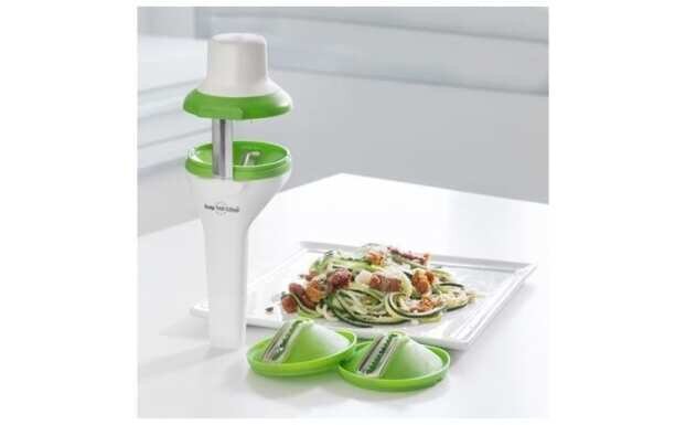 Aparat de tocat legume in spirala 3 in 1 Spiral Slicer